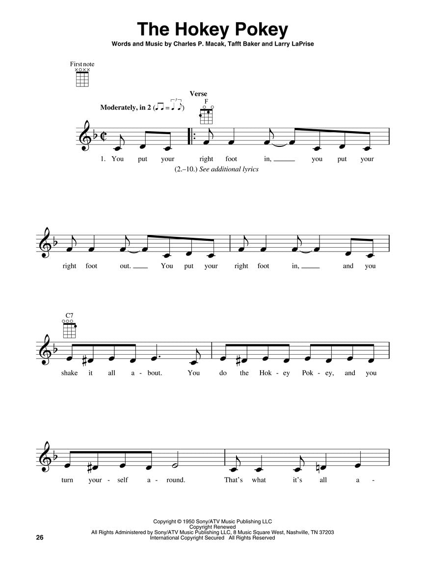 Kids Songs for Ukulele - 45 Favorites