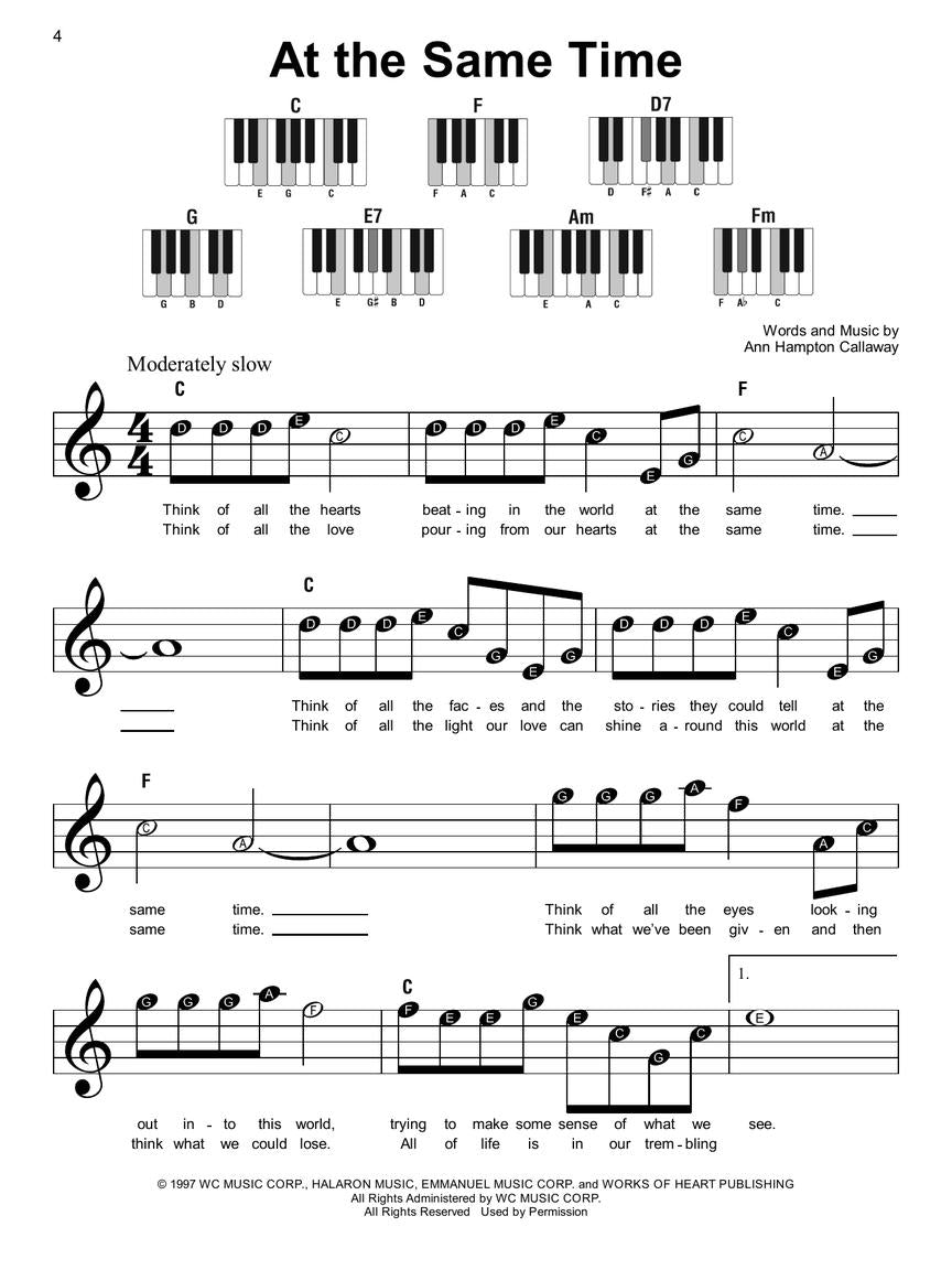 Super Easy Songbook - Lean on Me
