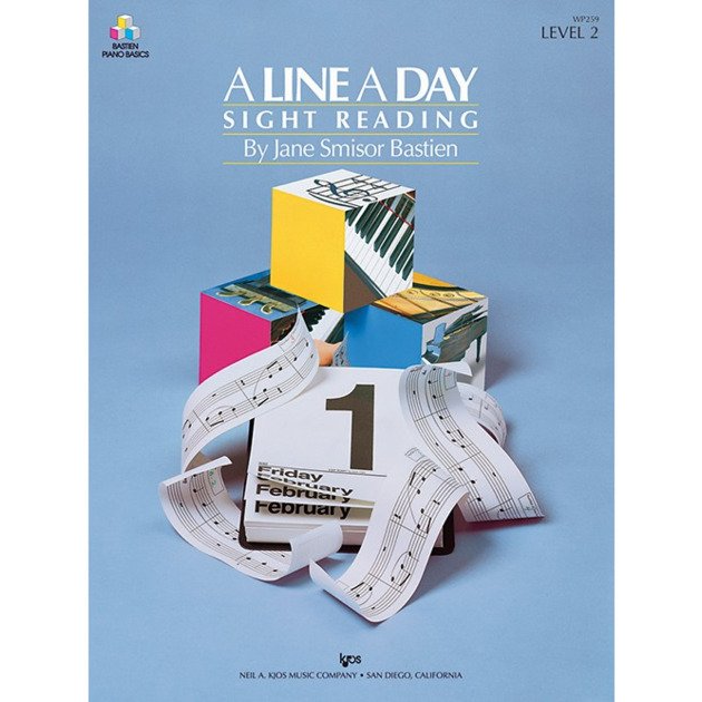 Bastien Piano A Line a Day Sightreading Level 2