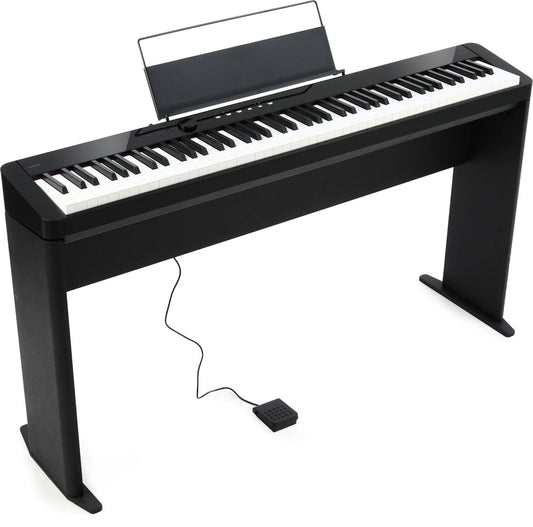 Casio PX-S1100BK Digital Piano and Stand (CS68) (Black)