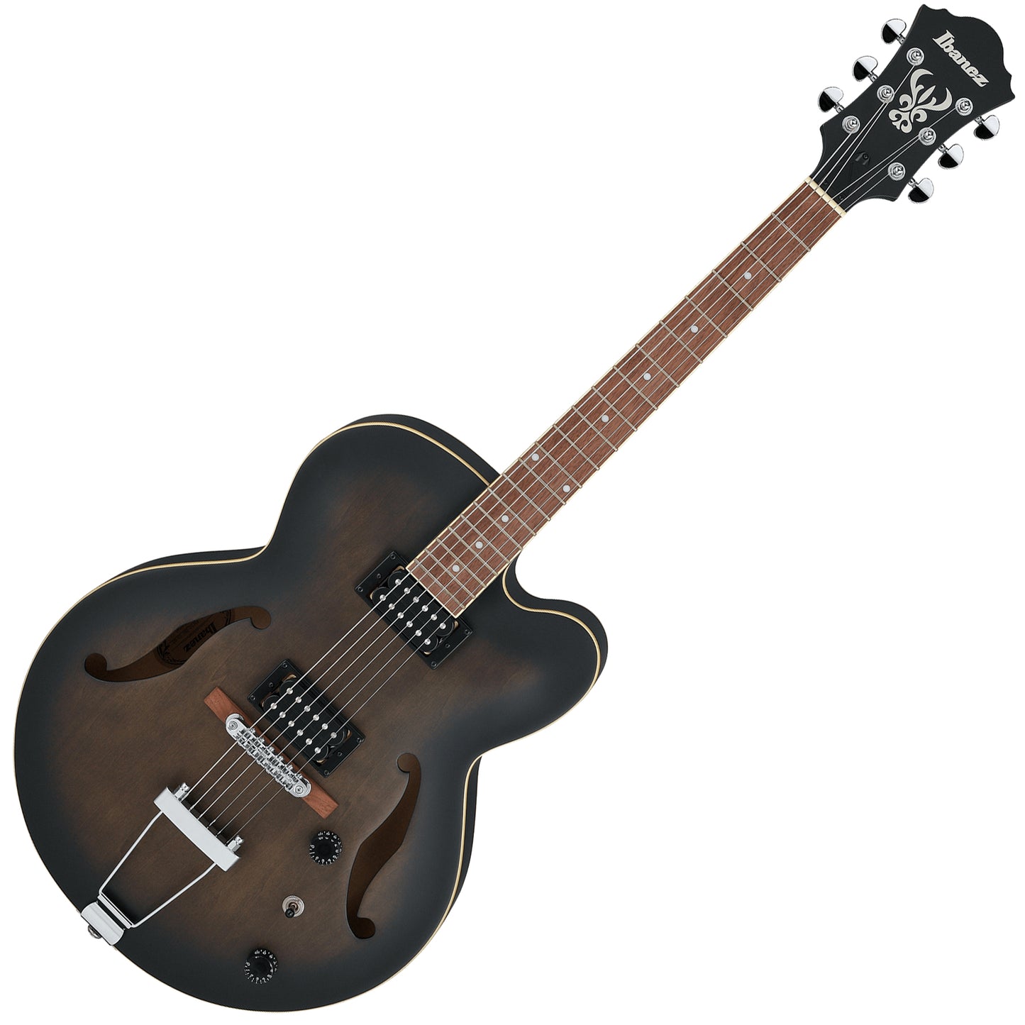 Ibanez AF55TKF Artcore Electric Guitar w/Archtop Hollow Body (Flat Black)