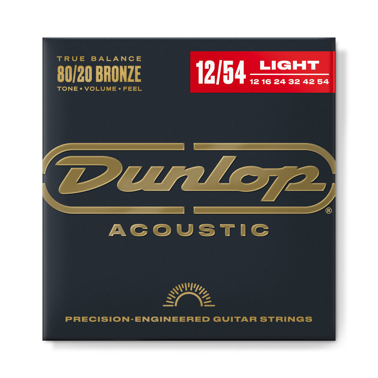 Dunlop DAB1254 80/20 Bronze Acoustic Guitar Strings 12-54 (H)