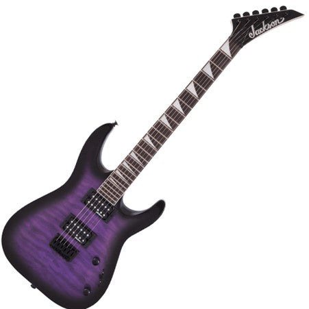 Jackson JS32Q DKA JS Series Dinky Electric Guitar (Transparent Purple Burst)
