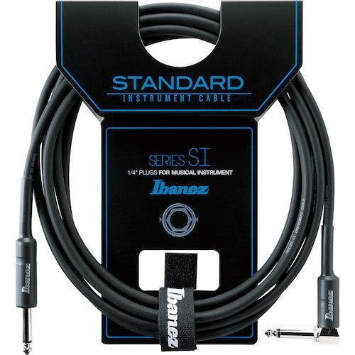 Ibanez SI20L Standard Series Right Angle Guitar Cable Black