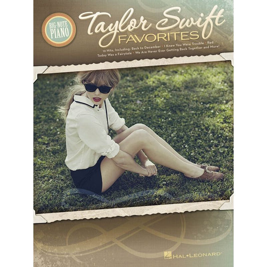 Big-Note Piano - Taylor Swift Favorites