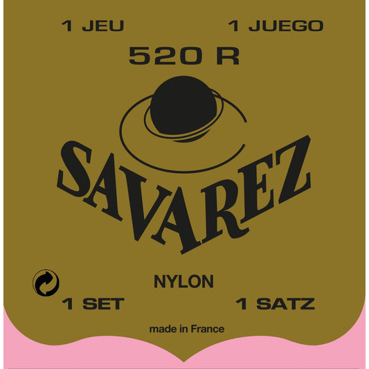Savarez 520R Red Card Standard Tension Classical Strings