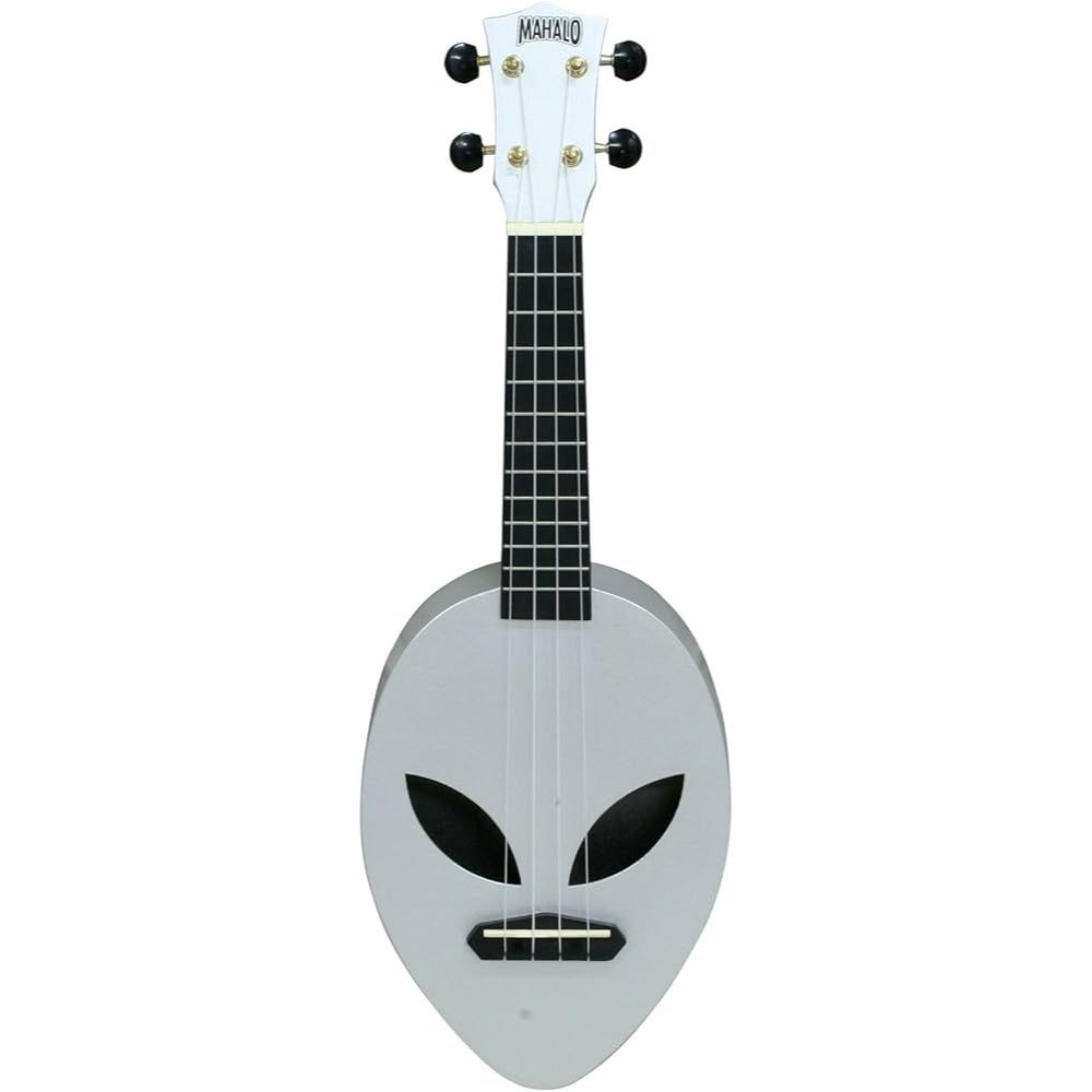 Mahalo Creative Series Alien Ukulele (Silver) (H)