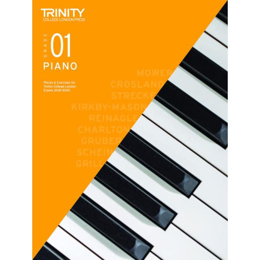 Trinity Piano Exam Grade 1 from 2018-2020 (Book Only)