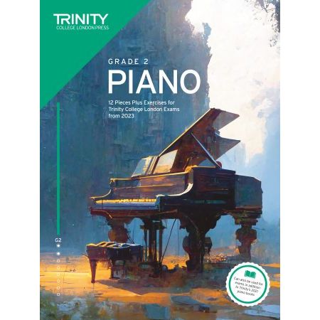 Trinity Piano Exam Grade 2 from 2023 (Book Only)