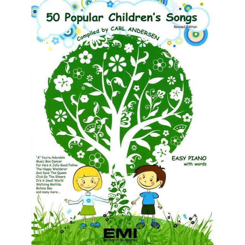50 Popular Childrens Songs - Easy Piano with Words (Revised Edition)