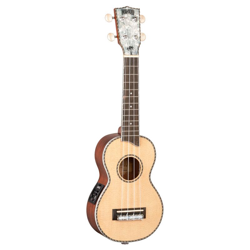 Mahalo MP1E Pearl Series Soprano Ukulele Natural(H)