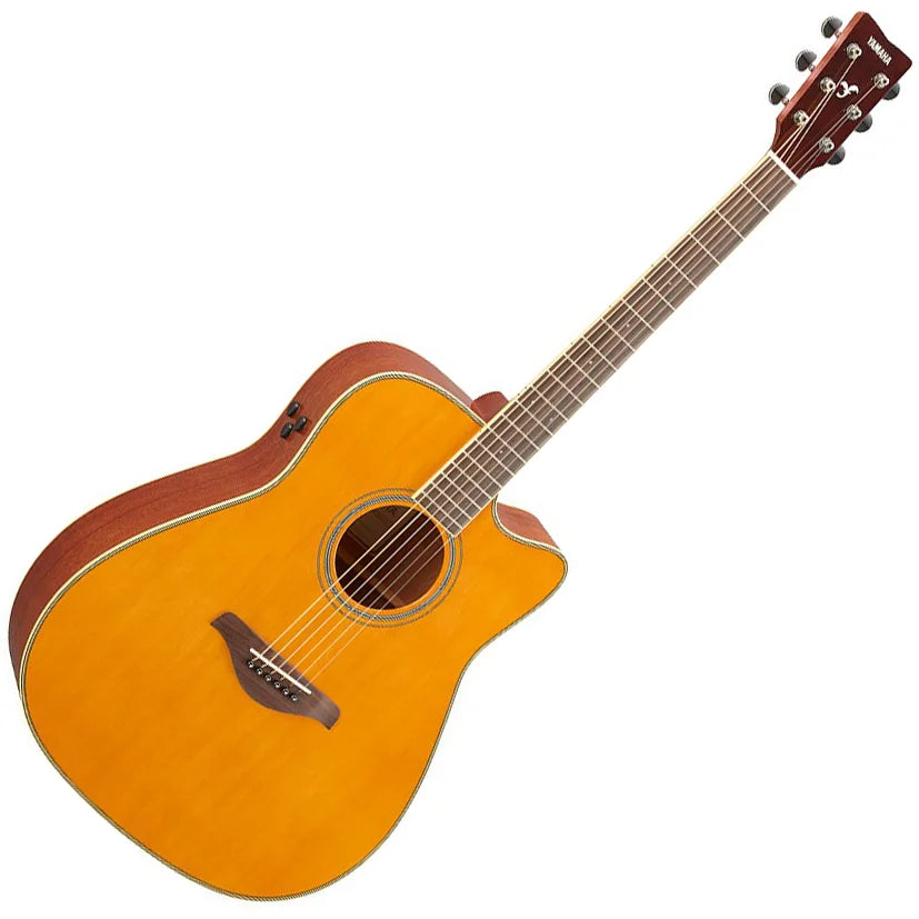 Yamaha FGCTAVT TransAcoustic Dreadnought Acoustic Electric Guitar (Natural)