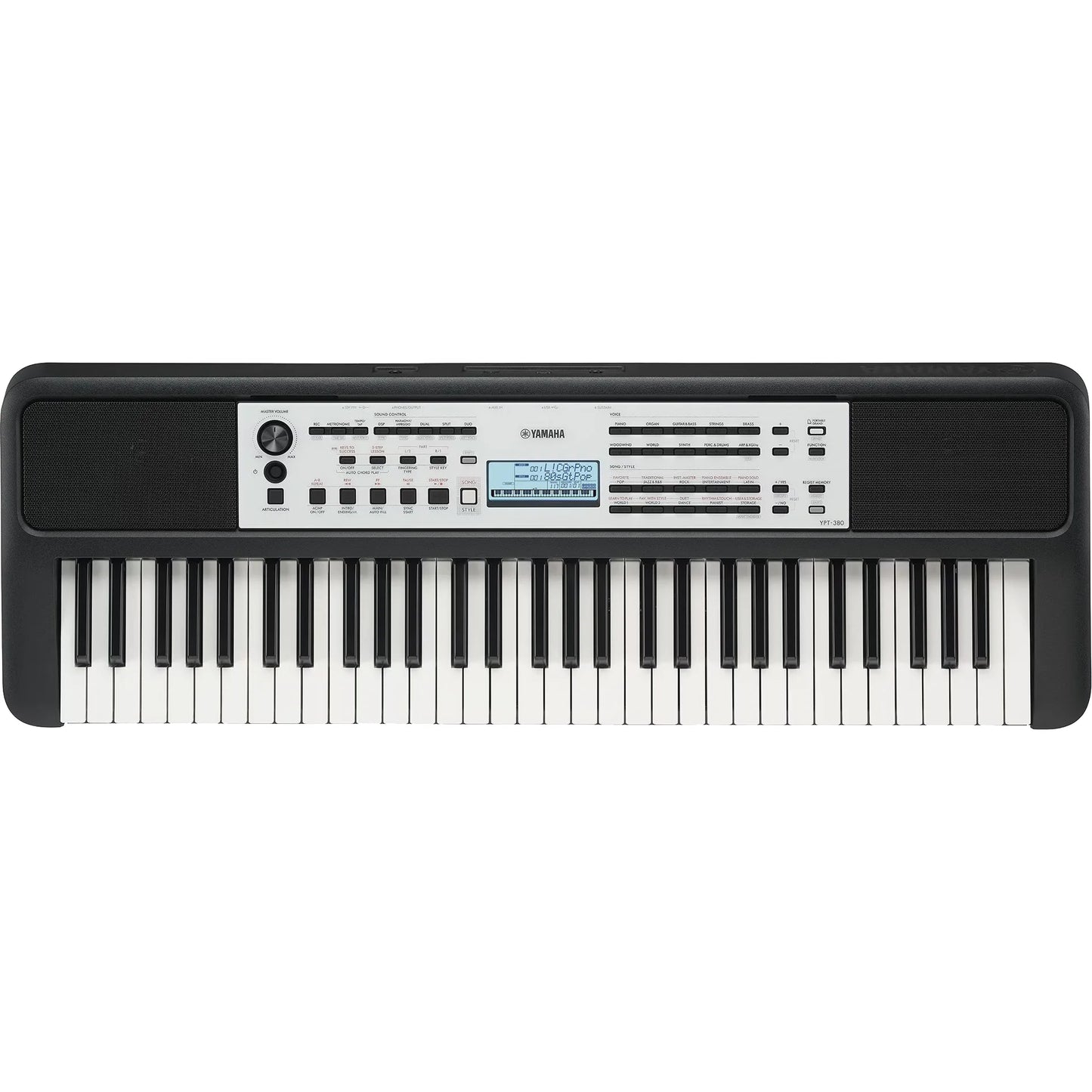 Yamaha YPT380 61-Key Portable Keyboard