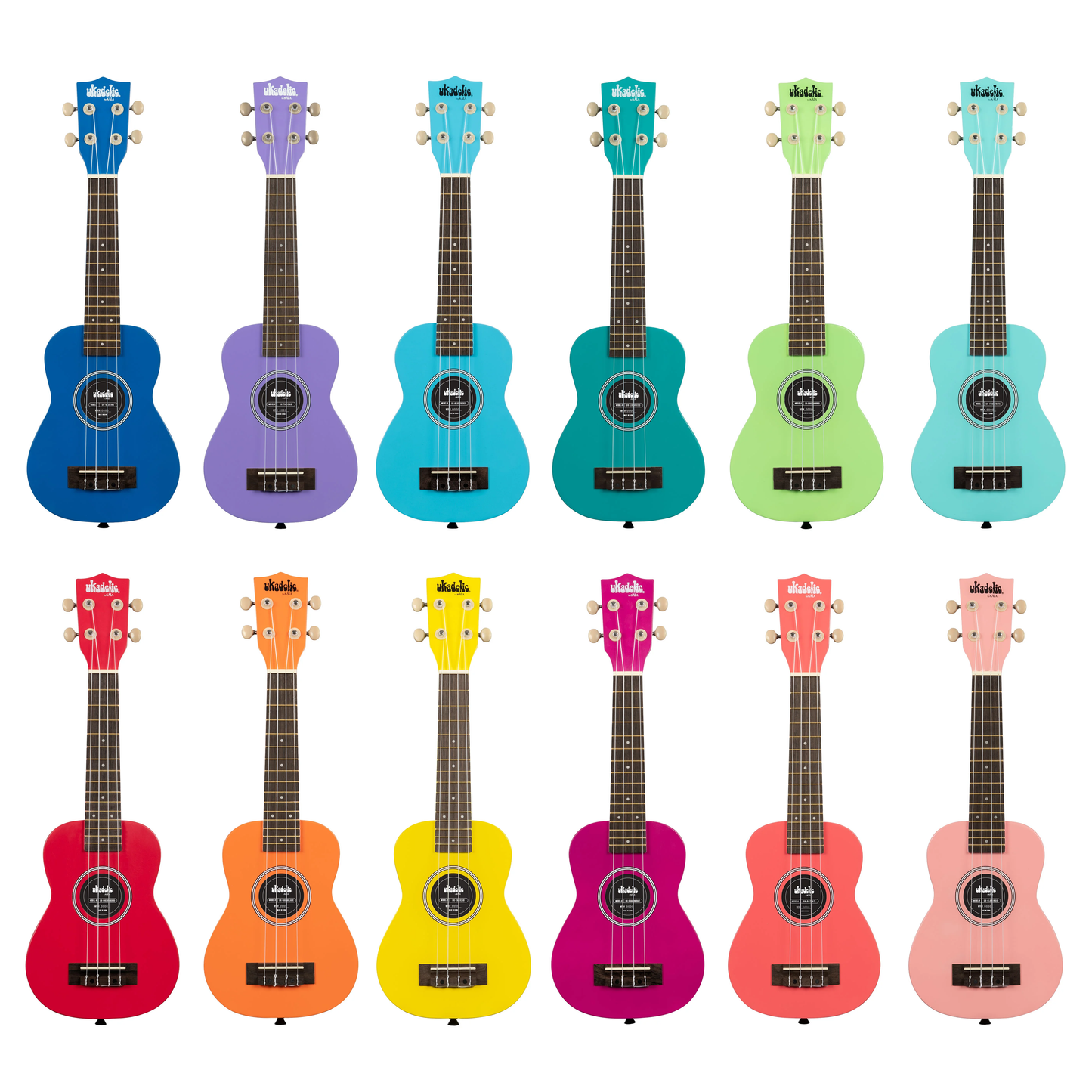 Kala Ukadelic Soprano Ukulele (12 Colours) (L)