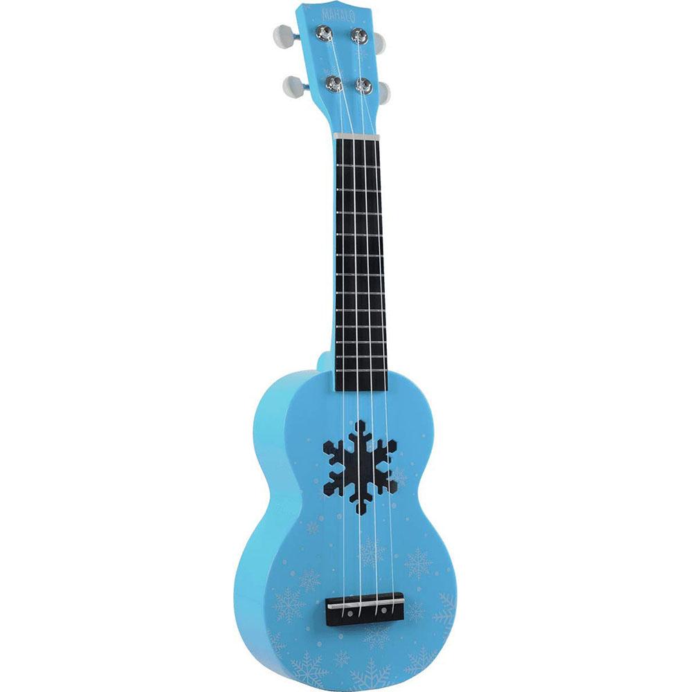 Mahalo MD1SNBU Snow Soprano Ukulele Glacier Blue (H)