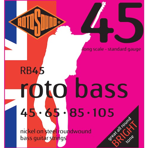 Rotosound Bass Strings 45-105 Nickel