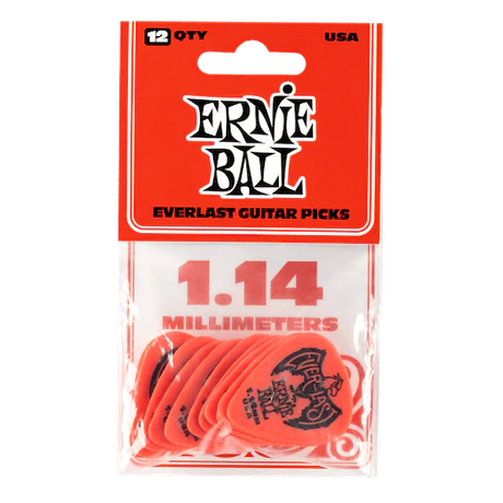 Ernie Ball 9194 1.14mm Everlast Picks (12 Pack)