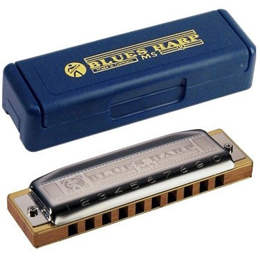 Hohner Diatonic MS Blues Harp Harmonica Key of A 10 Holes 3 Octave
