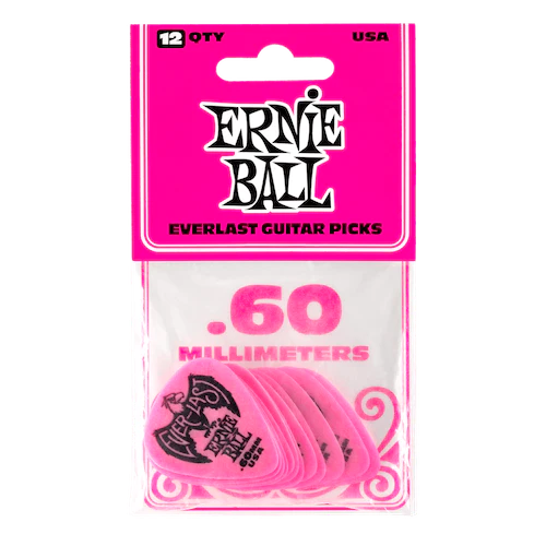 Ernie Ball 9179 .60mm Everlast Picks (12 Pack)