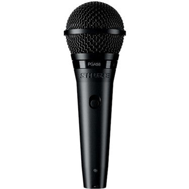Shure PGA58-XLR Vocal Microphone w/Switch and Cable