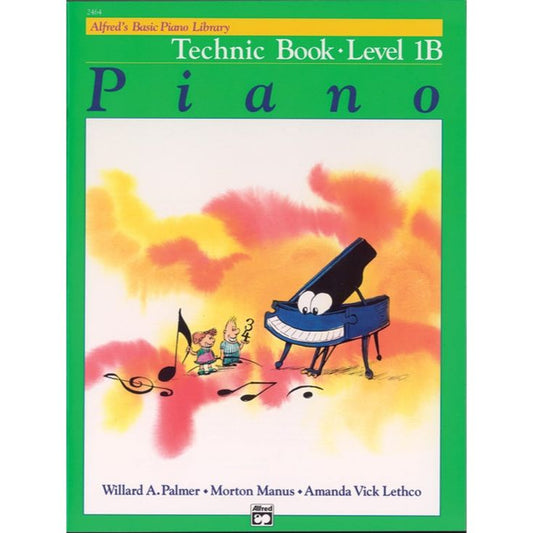 Alfreds Basic Piano Library Technic Book - Level 1B