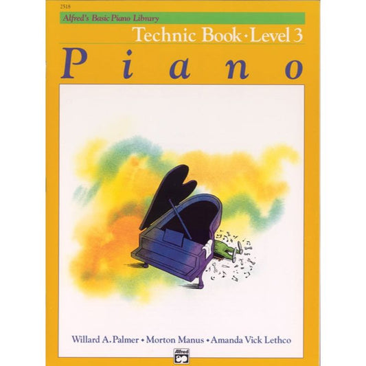 Alfreds Basic Piano Library Technic Book - Level 3