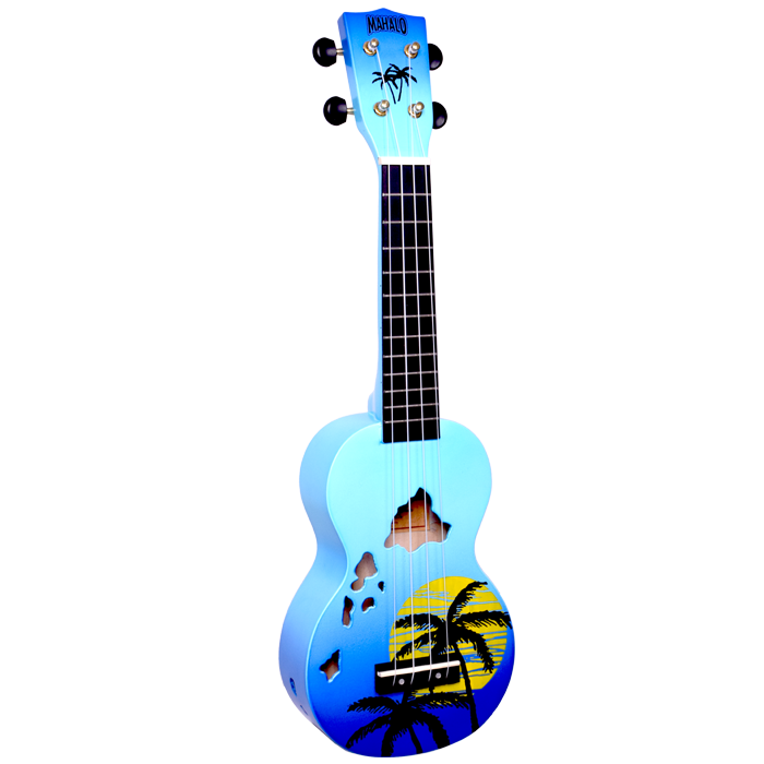 Mahalo Hawaii Soprano Ukulele (4 Colours) (H)
