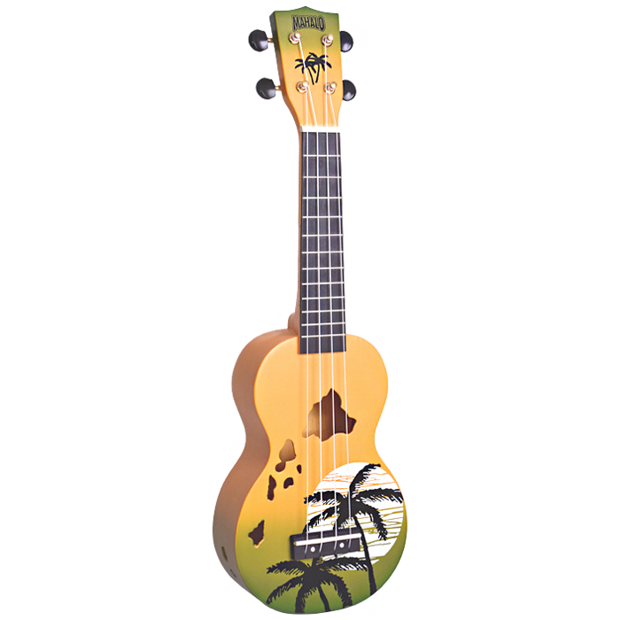 Mahalo Hawaii Soprano Ukulele (4 Colours) (H)