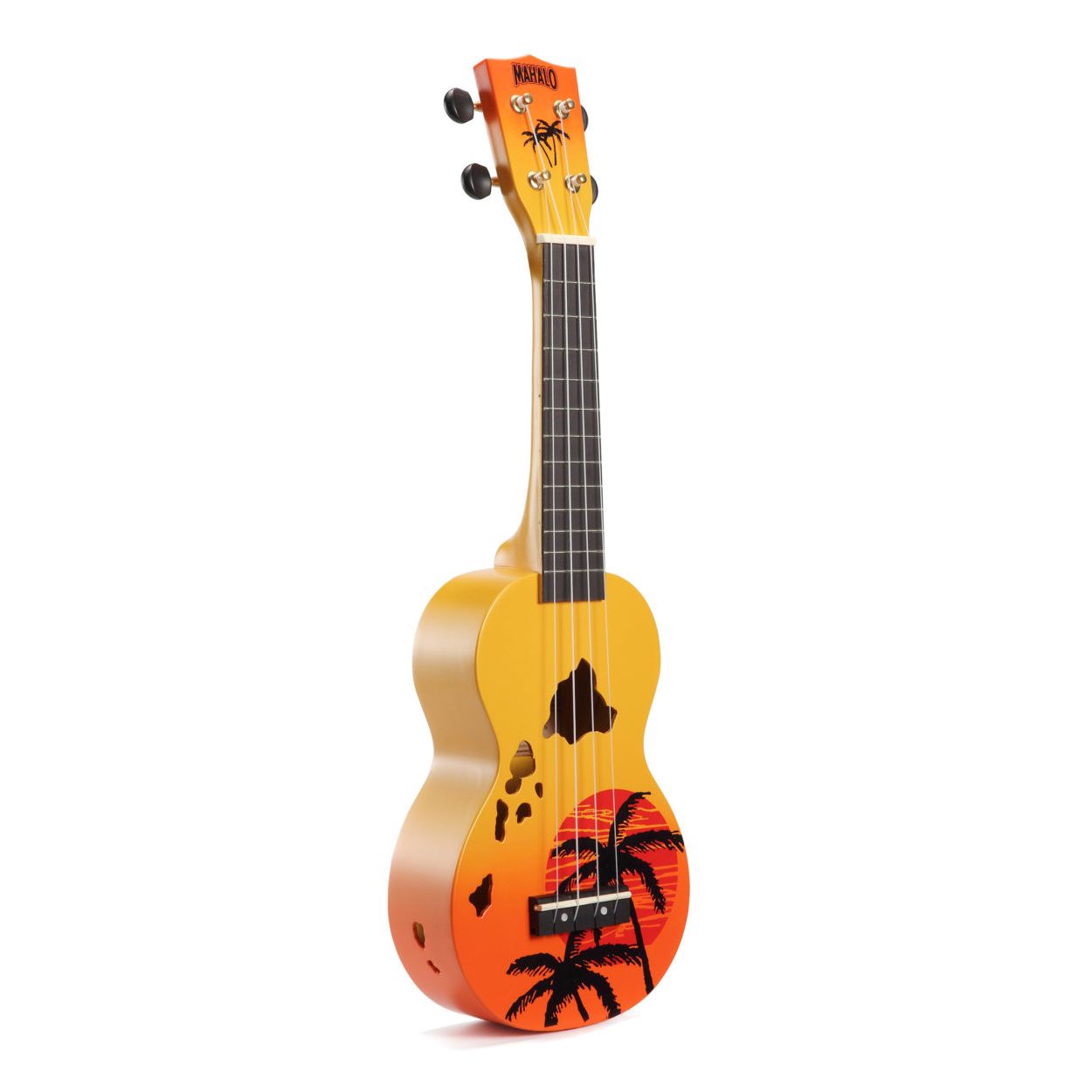 Mahalo Hawaii Soprano Ukulele (4 Colours) (H)