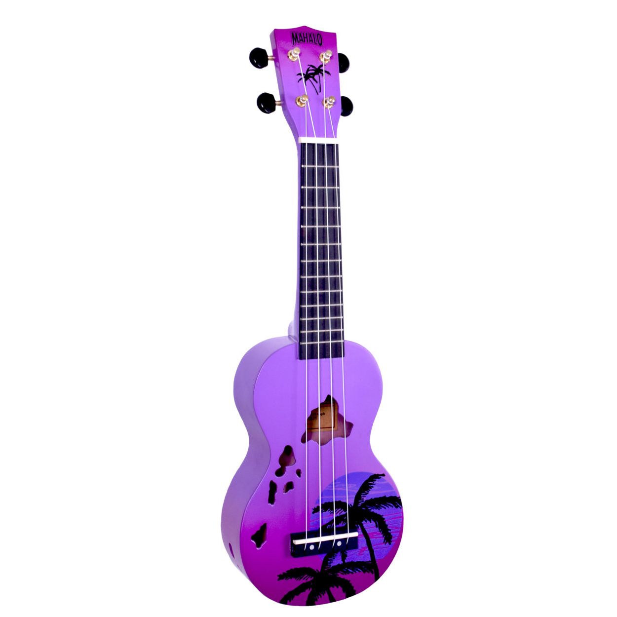 Mahalo Hawaii Soprano Ukulele (4 Colours) (H)