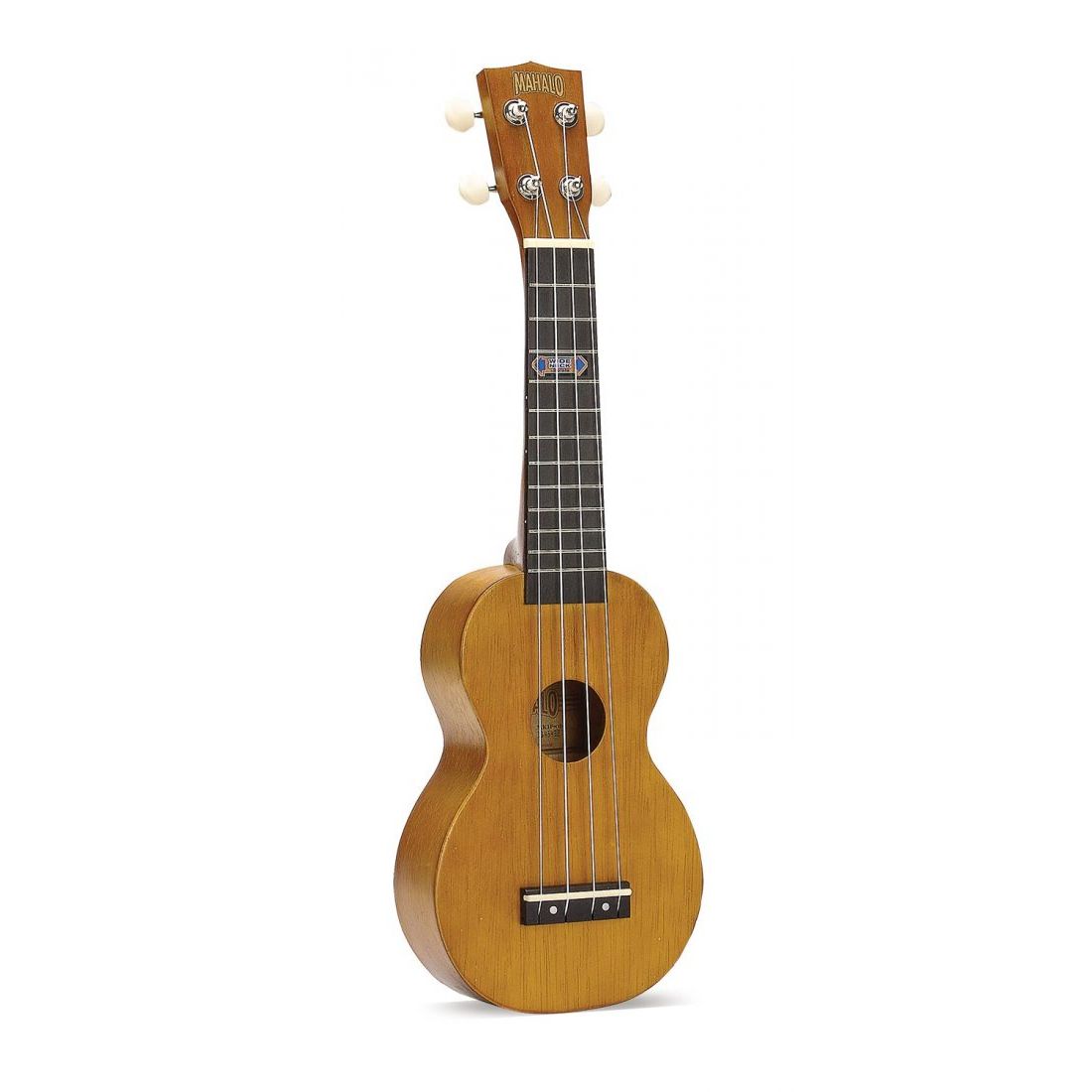 Mahalo Kahiko PLUS Soprano Ukulele Wide Neck (Transparent Brown) (H)