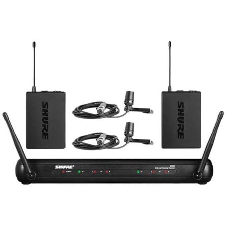 Shure SVX188-CVL Dual Lapel Wireless Radio Mic System