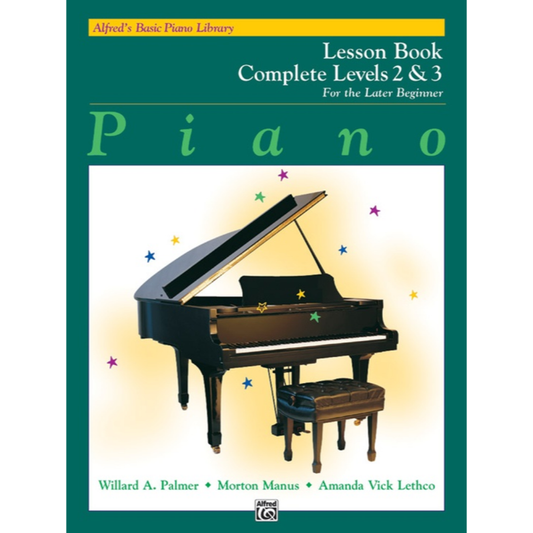 Alfreds Basic Piano Library Lesson Book - Complete Levels 2&3