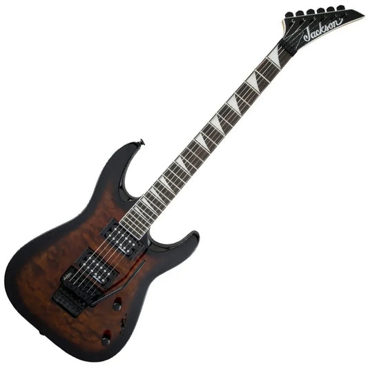 Jackson JS32Q DKA AH FB Dinky Electric Guitar (Dark Sunburst)