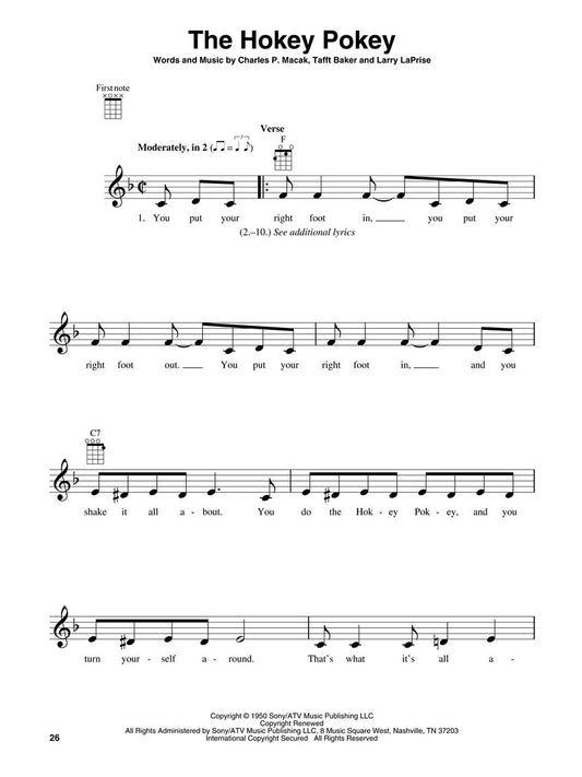 Kids Songs for Ukulele - 45 Favorites