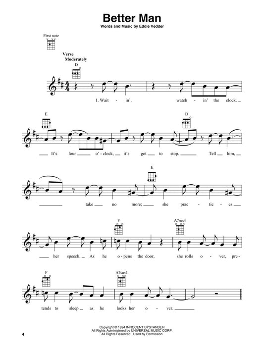 Rock Hits for Ukulele