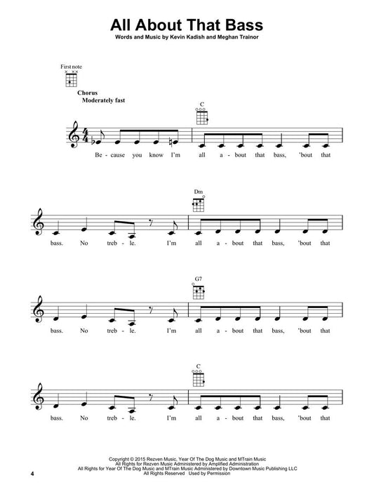 Ukulele Sheet Music 2010-2019 - 60 Hits to Strum & Sing