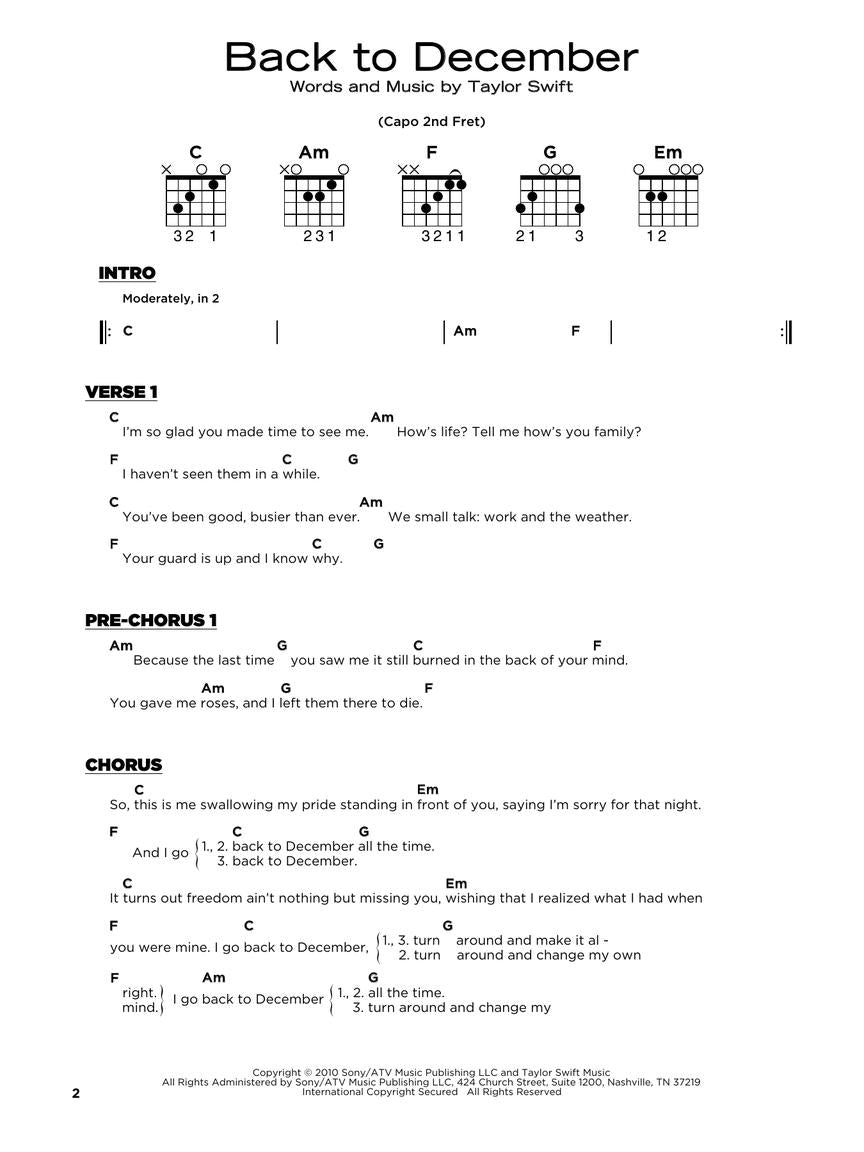 Really Easy Guitar - Taylor Swift (22 Songs)