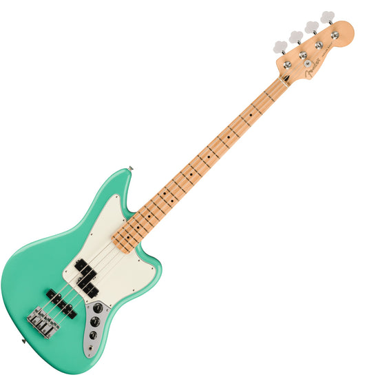 Fender 0149302573 Player Jaguar MN Bass Guitar (Sea Foam Green)