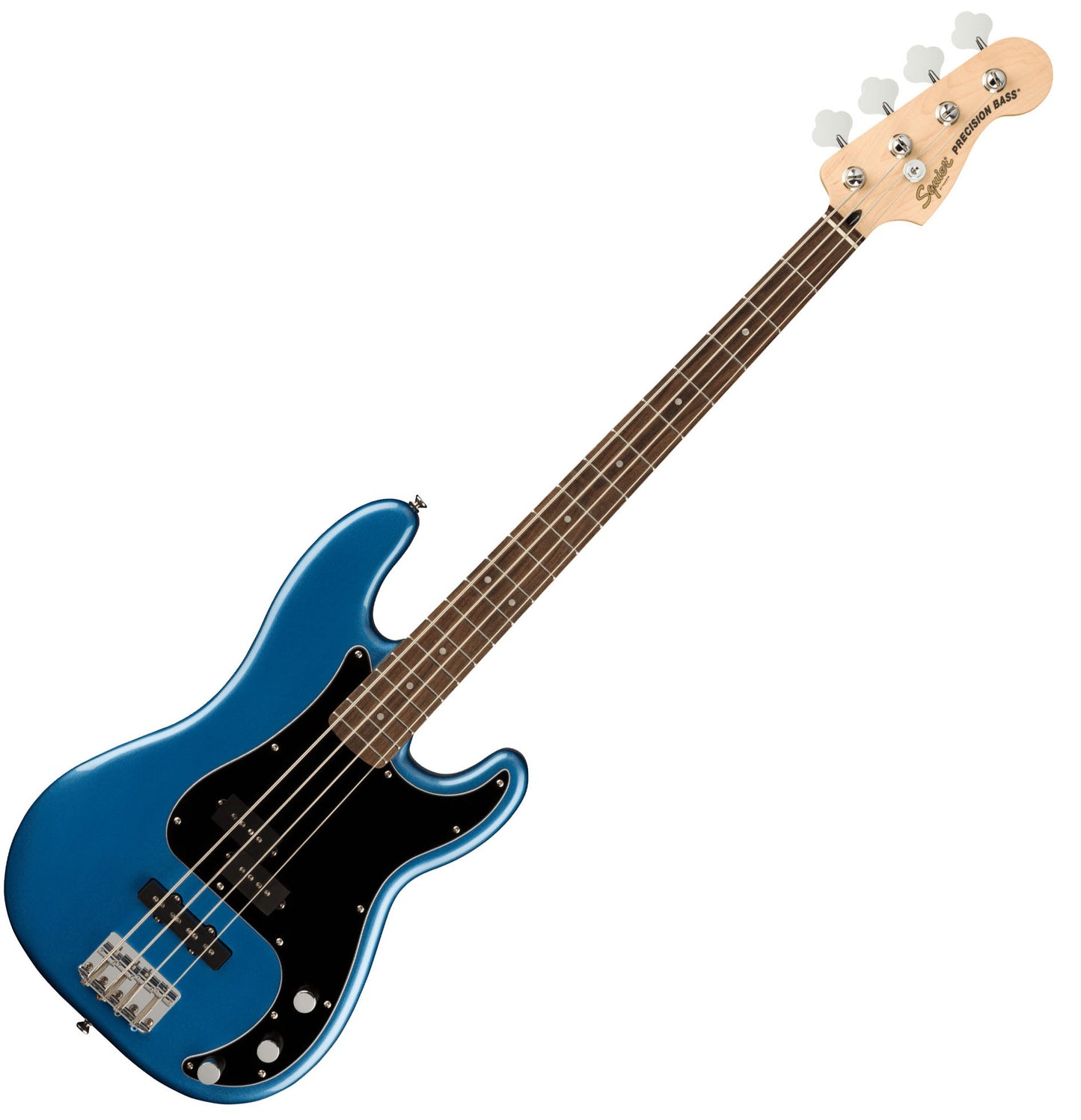 Fender Squire 0378551502 Affinity Series Jazz Bass Guitar (Lake Placid Blue)