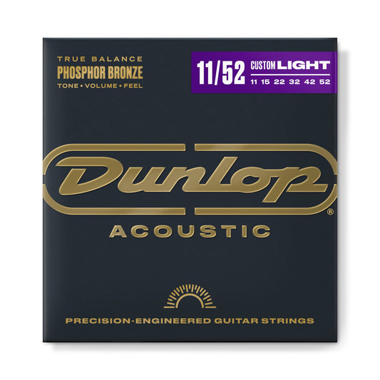 Dunlop DAP1152 Phosphor Bronze Acoustic Guitar Strings 11-52 (H)