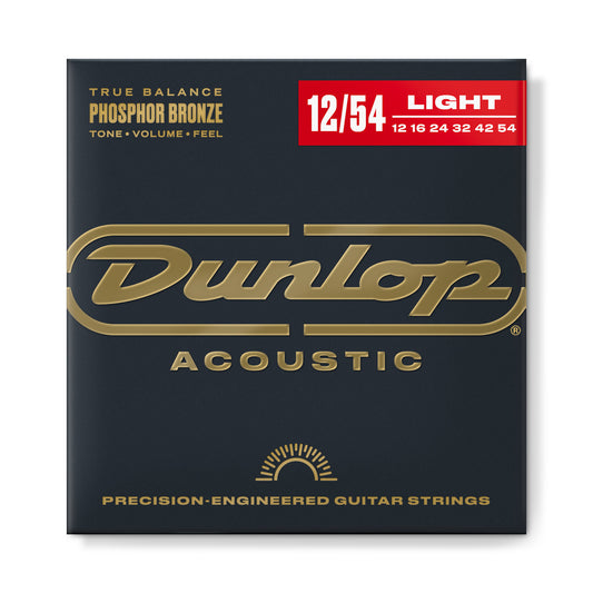 Dunlop DAP1254 Phosphor Bronze Acoustic Guitar Strings 12-54 (H)
