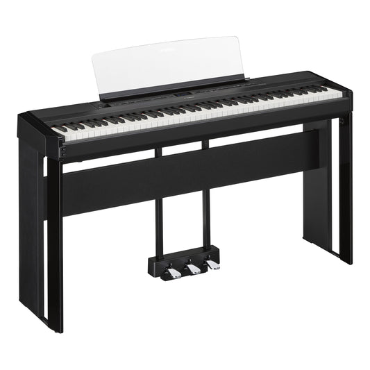 Yamaha P525B Digital Stage Piano, Stand and Triple Pedal