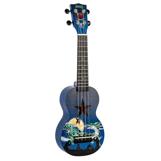 Mahalo Artist Series Ninja Ukulele (H)