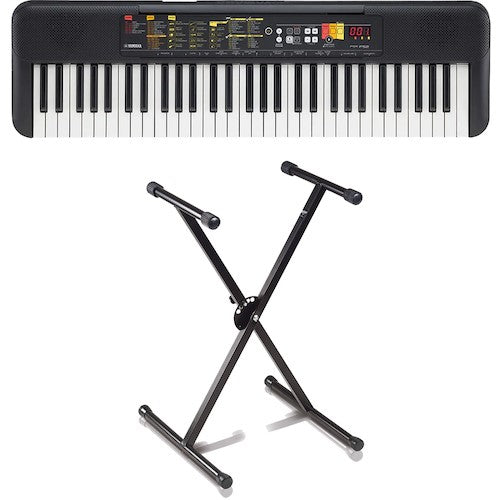 Yamaha PSR-F52 Beginners Keyboard and Stand Bundle (KSS79)