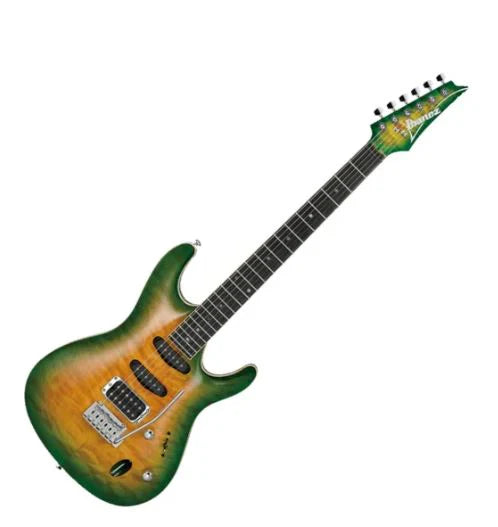Ibanez SA460QMWTQB SSH Maple Burl Electric Guitar (Tropical Squash Burst)