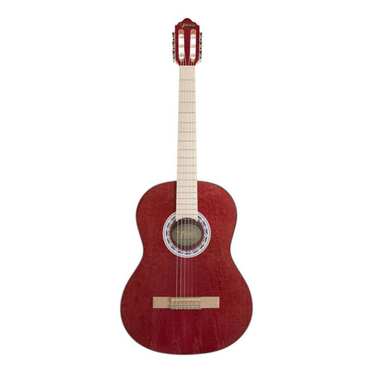 Valencia VC354 4/4 Size Hybrid Classical Guitar Wine Red (H)