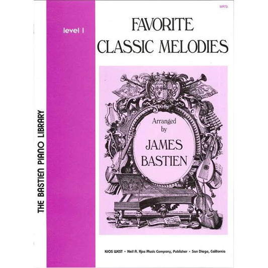 Bastien Piano Favorite Classic Melodies Level 1