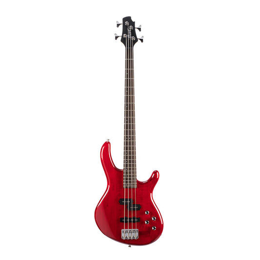 Cort Action Plus Bass Guitar (Trans Red)