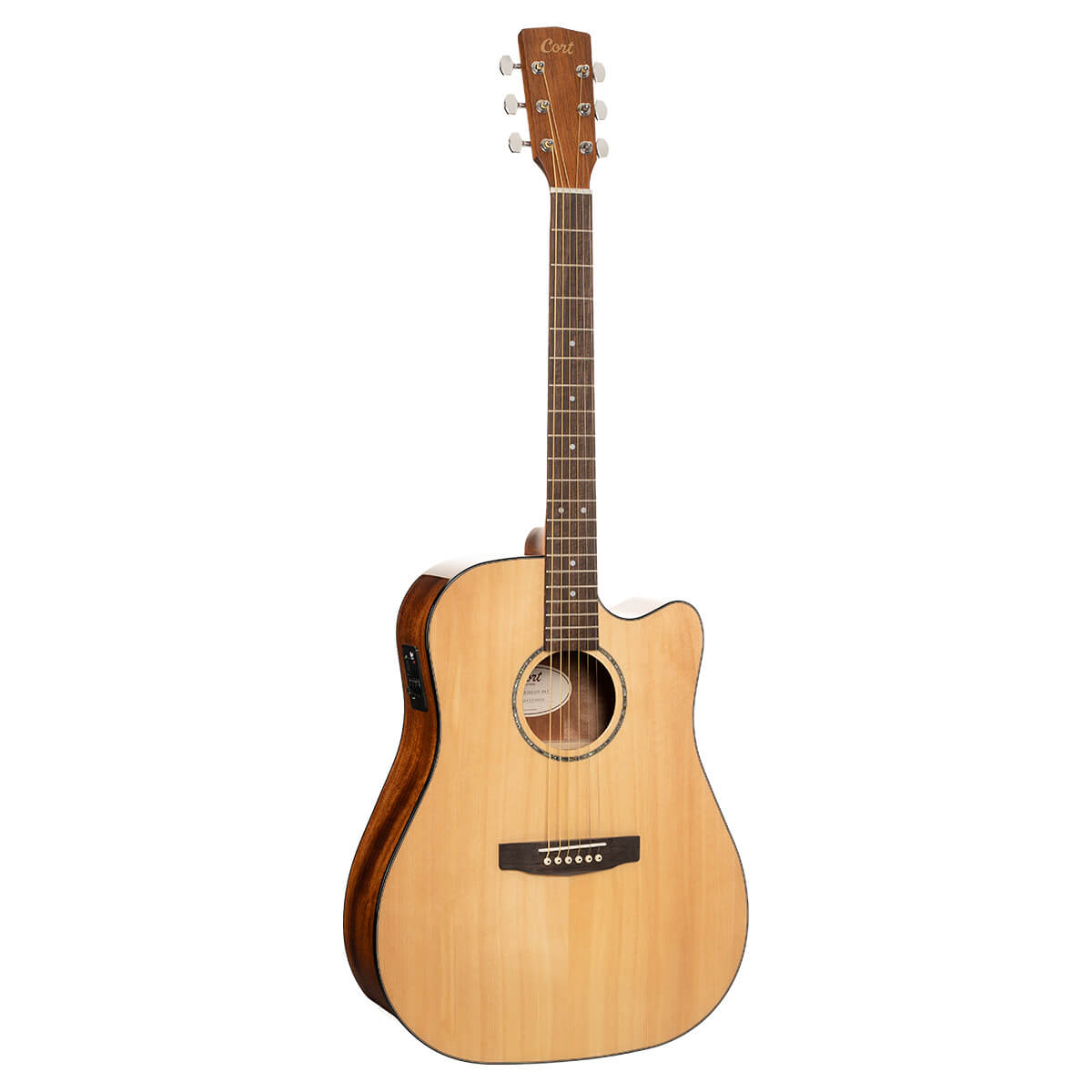 Cort C-E60CENAT Earth Acoustic Electric Guitar w/Bag (Natural)